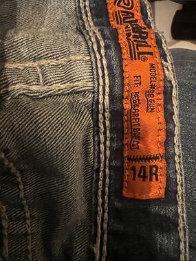 Rock & Roll Denim Boys' Dark Blue Jeans - 14R
